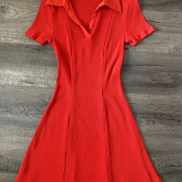 H&M Dresses & Skirts - H&M Collard A-Line Ribbed Mini Dress